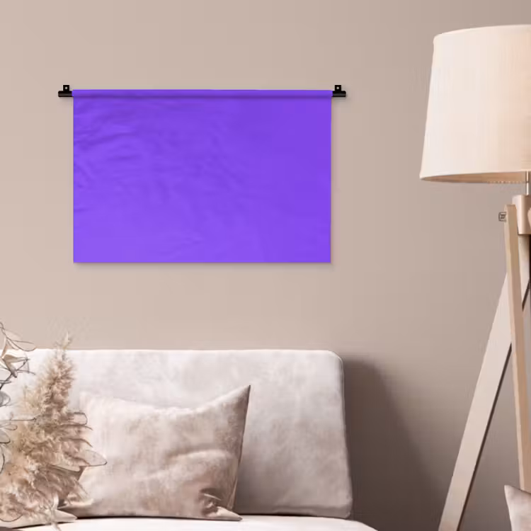 Vivid - Violet - Paars Wandkleed katoen klein 269 -sfeer4