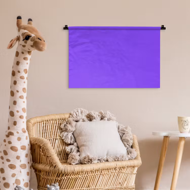 Vivid - Violet - Paars Wandkleed katoen klein 269 -wsfeer5_kind