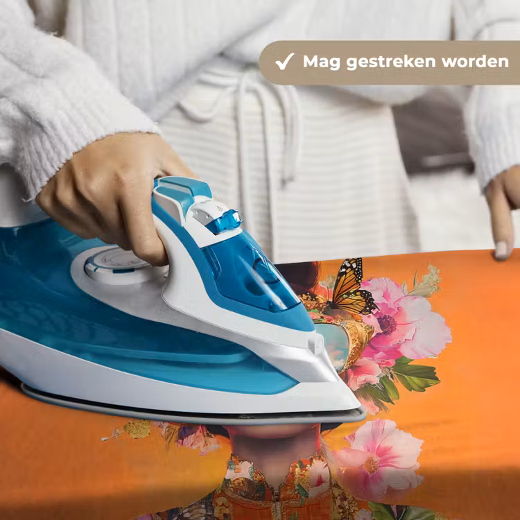 Vlinders - Vrouw - Zonnebril - Kleurrijk Wandkleed katoen klein -sfeer9