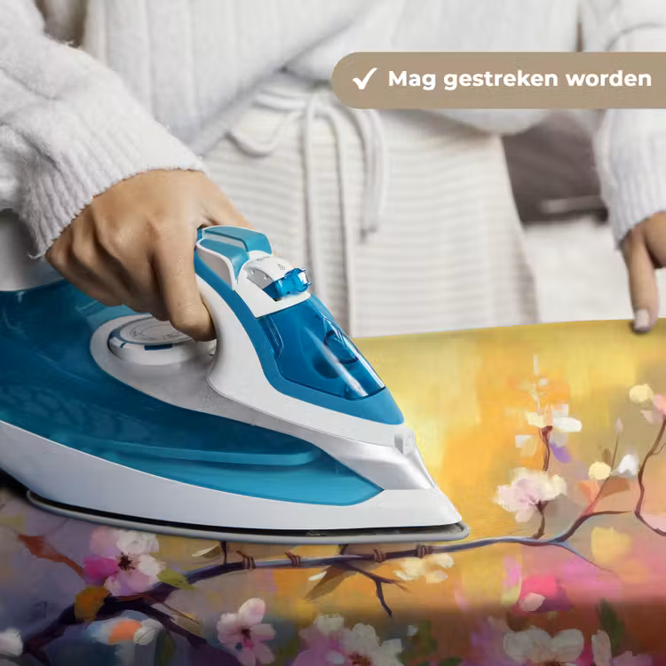 Vogels - Bloemen - Roze Wandkleed katoen klein -sfeer9