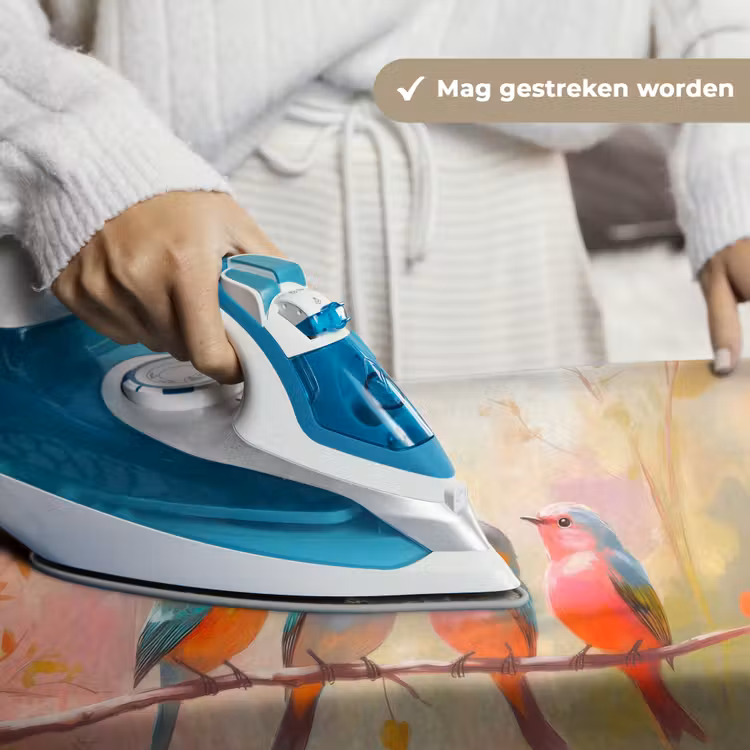 Vogels - Kleurrijk - Tak Wandkleed katoen klein -sfeer9