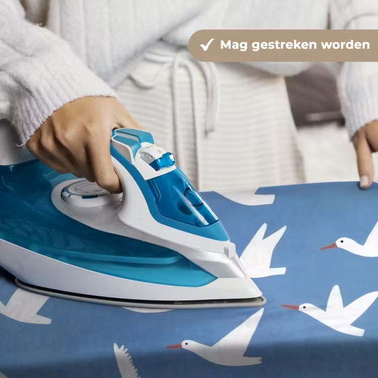 Vogels - Wit - Patroon Wandkleed katoen klein -sfeer9