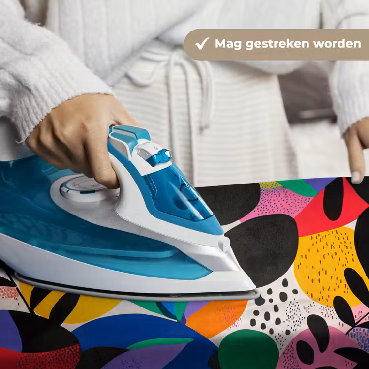 Vormen - Stippen - Kleurrijk Wandkleed katoen klein -sfeer9