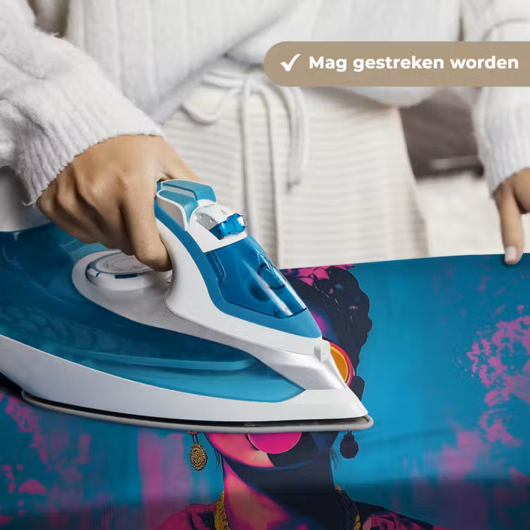 Vrouw - Kauwgom - Zonnebril - Oranje Wandkleed katoen klein -sfeer9