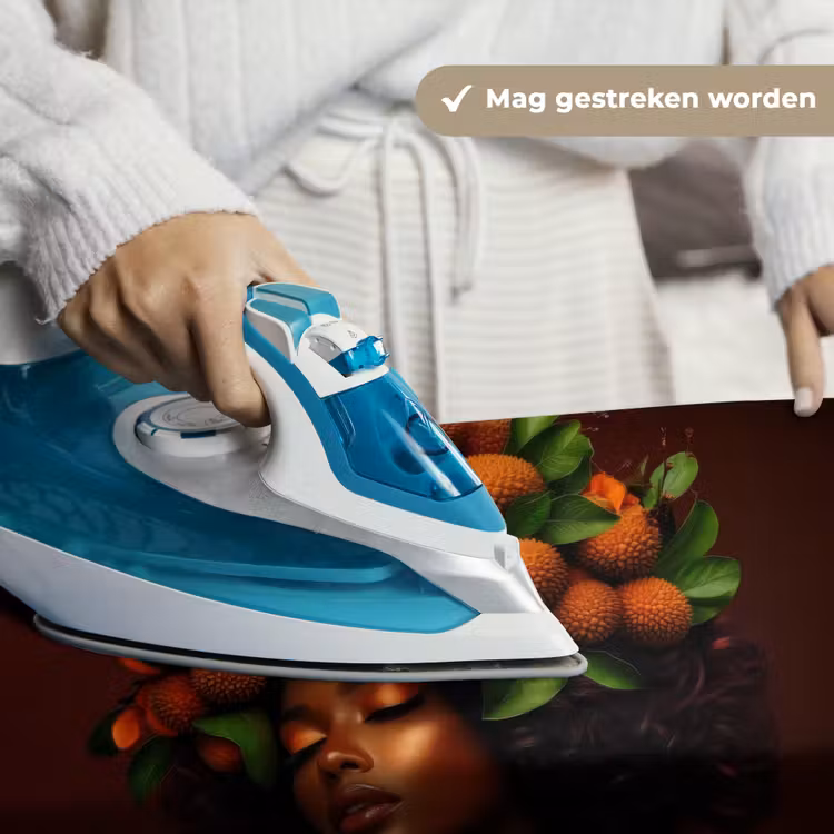 Vrouw - lychee - exotisch Wandkleed katoen klein -sfeer9