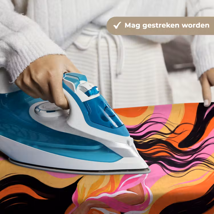 Vrouw - Zonnebril - Abstract - Kleurrijk Wandkleed katoen klein -sfeer9