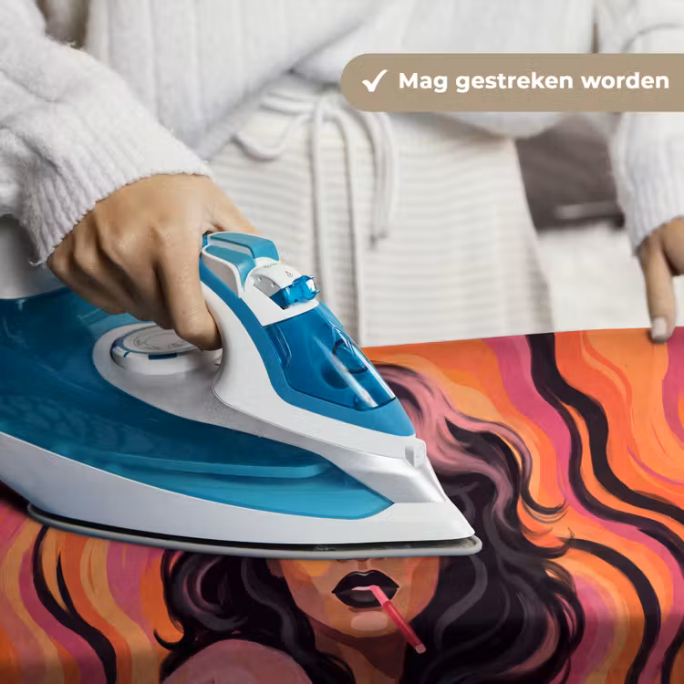 Vrouw - Zonnebril - Modern - Portret - Oranje Wandkleed katoen klein -sfeer9