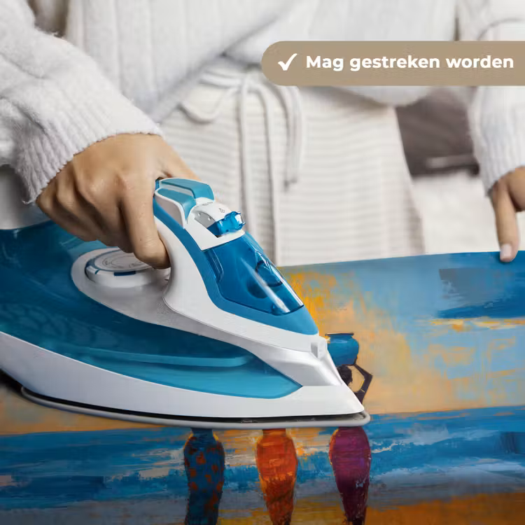 Vrouwen - Strand - Zondsondergang Wandkleed katoen klein -sfeer9