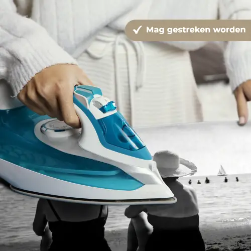 Vrouwen - Zonnehoed - Strand - Zwart - Wit Wandkleed katoen klein -sfeer9