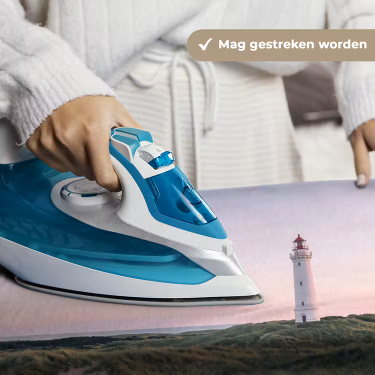 Vuurtoren - Duinlandschap - Zee Wandkleed katoen klein -sfeer9