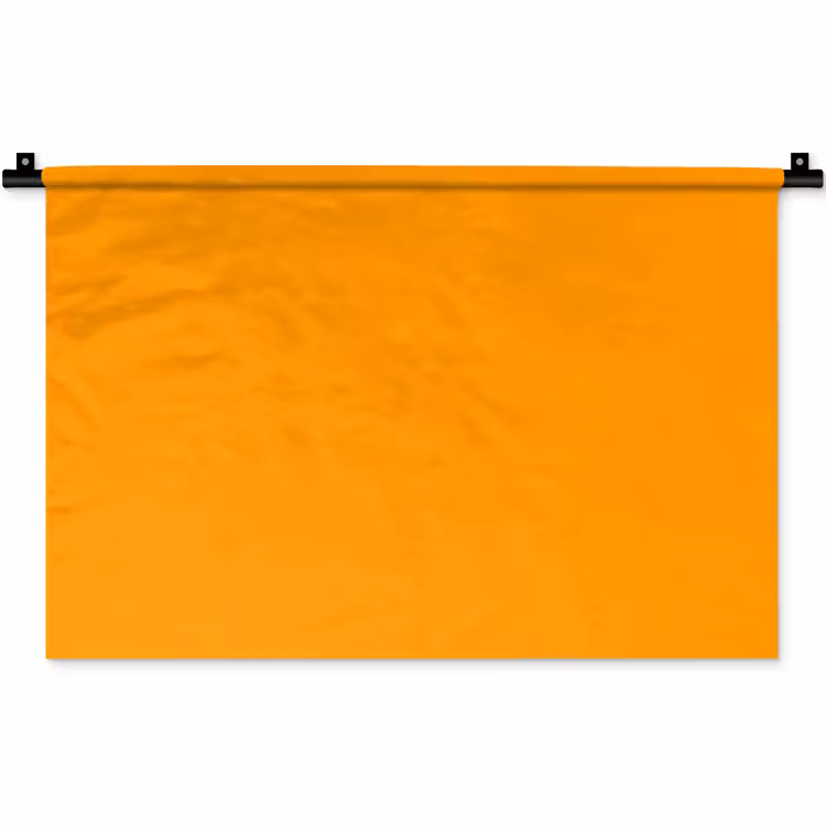Warm - Ochre - Oranje Wandkleed katoen klein 269 -zz3d