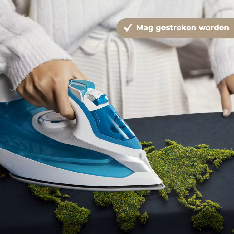 Wereldkaart - Mos -Levendig effect Wandkleed katoen klein -sfeer9
