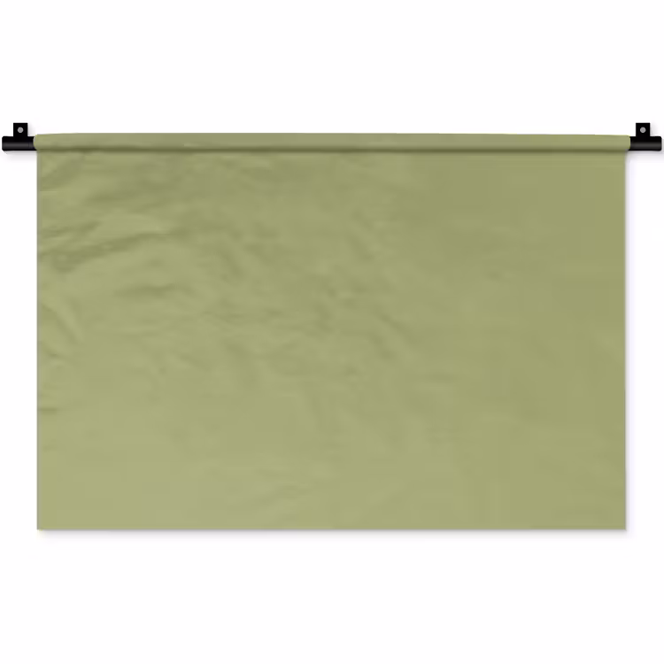 Whispering - Sage - Groen Wandkleed katoen klein 269 -zz3d