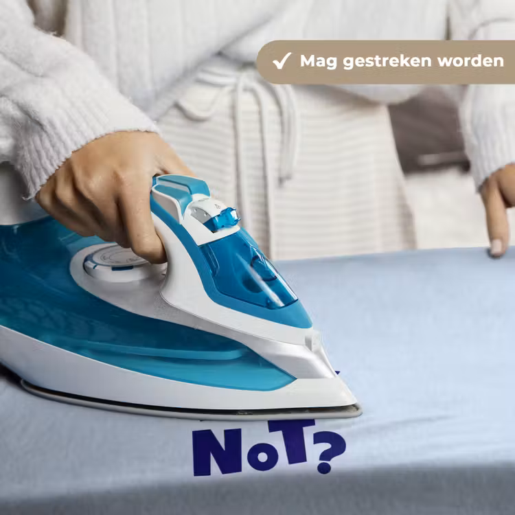 Why not - Blauw - Licht blauw - Quote Wandkleed katoen klein -sfeer9