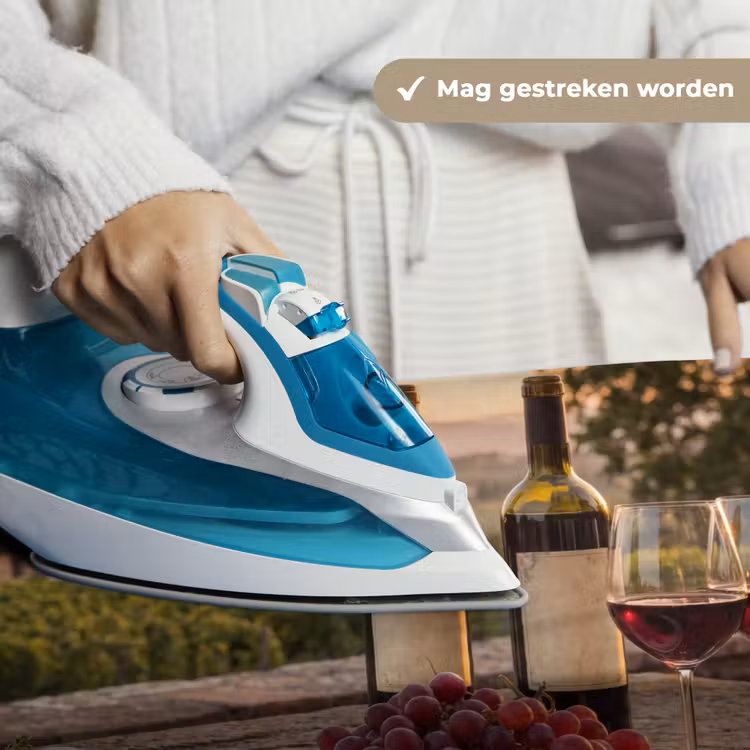 Wijn - Glazen - Druiven - Wijngaard Wandkleed katoen klein -sfeer9
