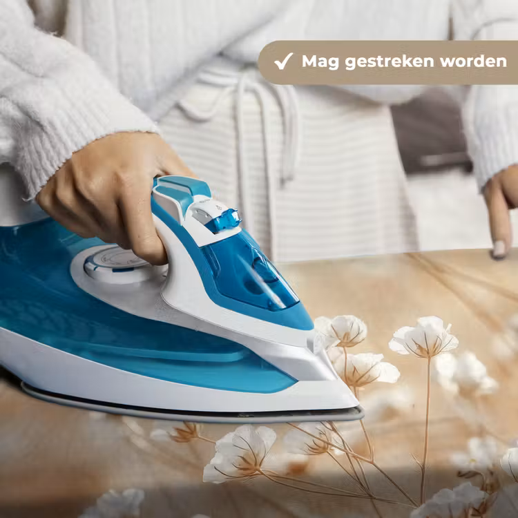 Wilde - Bloemen - Wit Wandkleed katoen klein -sfeer9