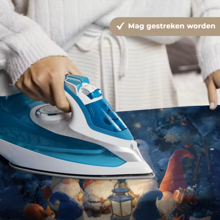 Winter - Gnooms - Eekhoorns - Meerkleurig Wandkleed katoen klein -sfeer9