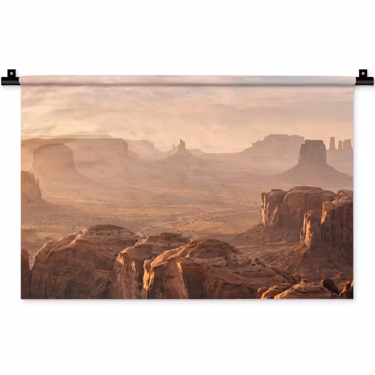 Woestijn - Landschap - Natuur Wandkleed katoen klein -zz3d