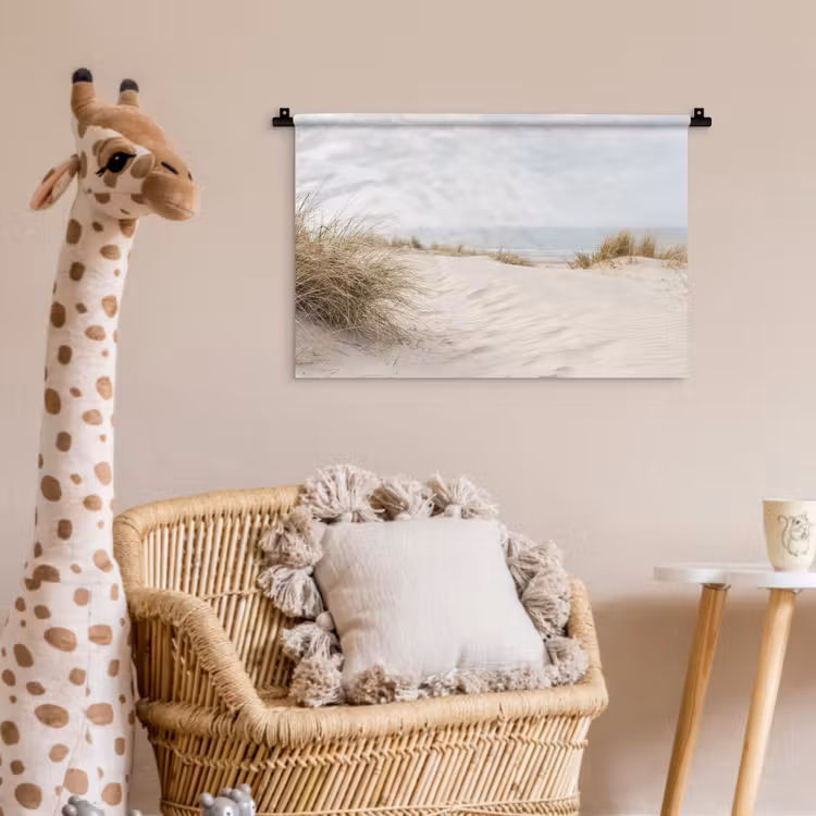 Wolken - Duinlandschap - Zand Wandkleed katoen klein -wsfeer5_kind