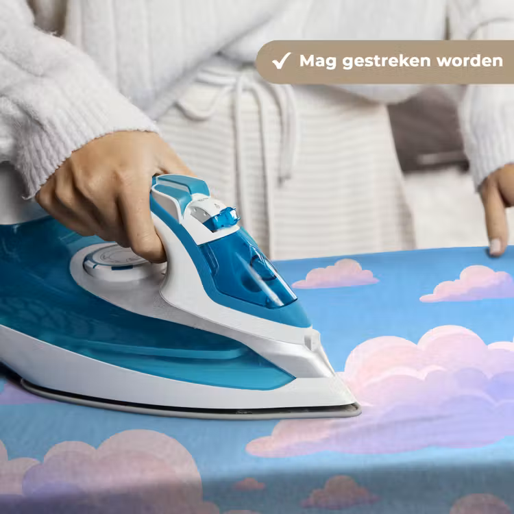 Wolken - Roze - Blauw - Natuur - Modern Wandkleed katoen klein -sfeer9