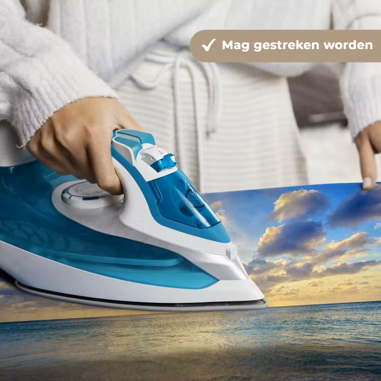 Zee - Strand - Wolken - Zon Wandkleed katoen klein -sfeer9