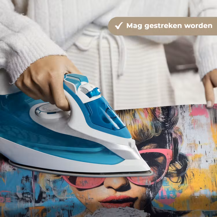 Zonnebril - Vrouw - Kleurrijk - Verfspetters Wandkleed katoen klein -sfeer9
