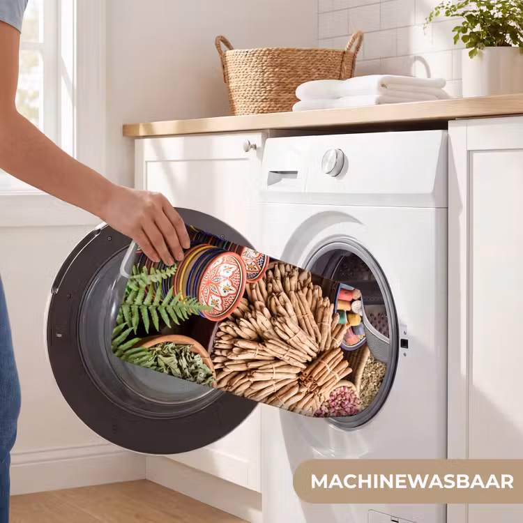 WC Mat - Aardewerk - Oosters - Kleurrijk - Aardewerk - Oosters - Kleurrijk WCmat U-uitsnede middel