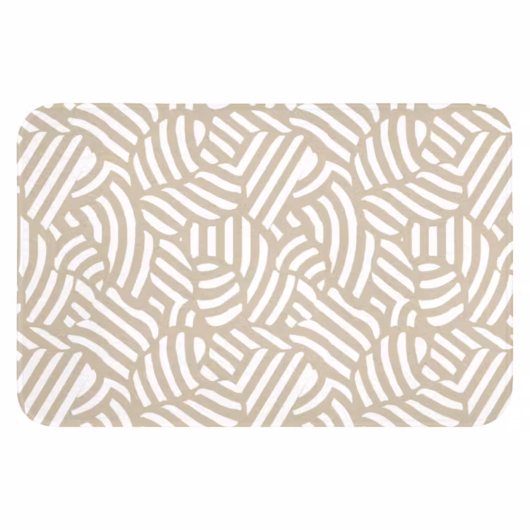 Abstract - Modern - Beige WCmat klein 1009 -3d