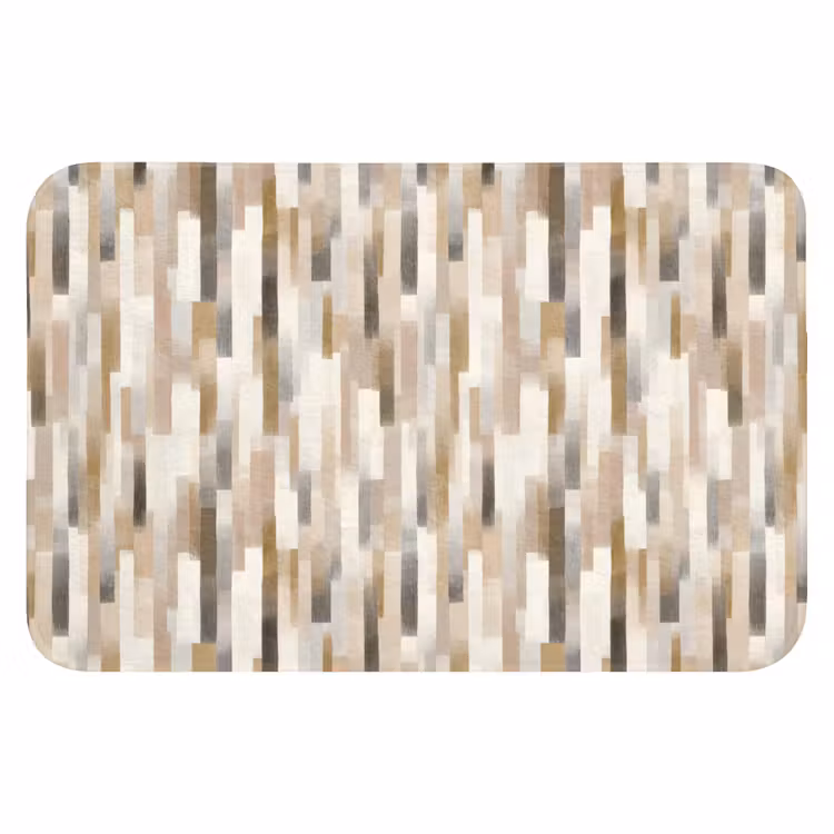 Abstract - Patroon - Kwaststreken WCmat klein 1009 -3d