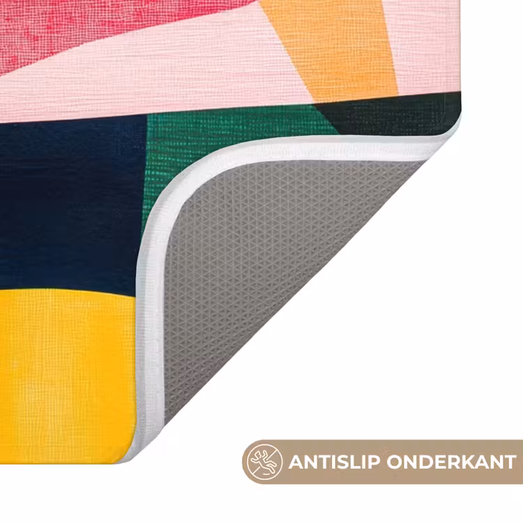 Abstract - Roze - Lappen - Vormen - Geel WCmat klein -USP_AntislipNL