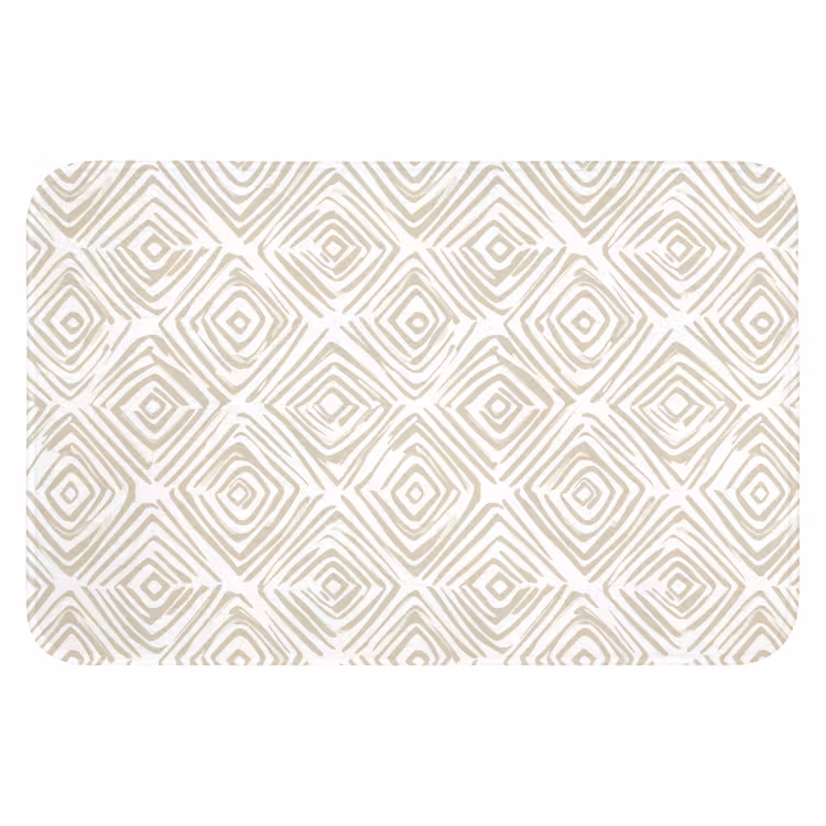 Abstract - Ruit - Beige WCmat klein 1009 -3d
