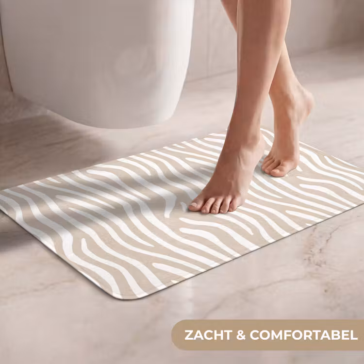 Abstract - Zebra - Beige WCmat klein 1009 -USP_ZachtNL
