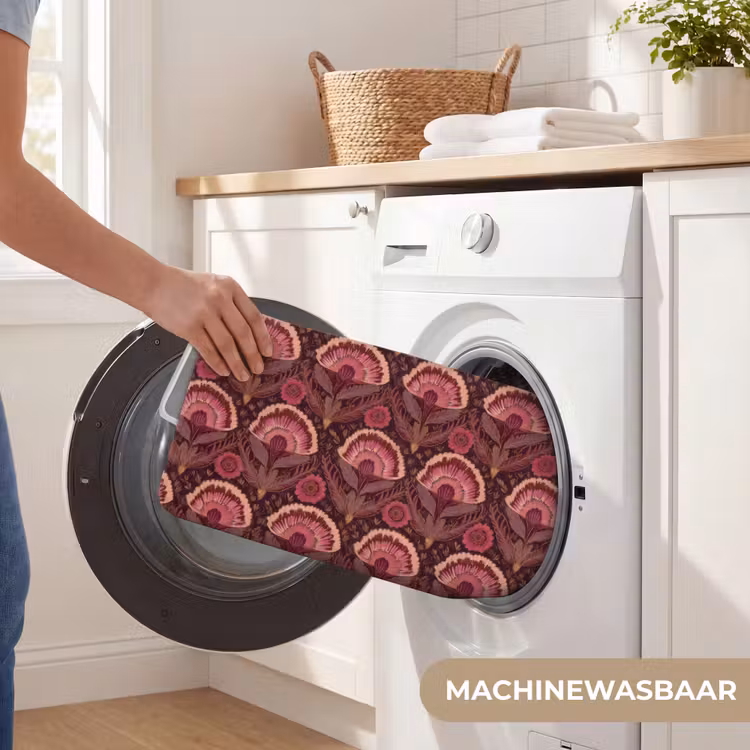 Antiek - Bloemen - Kleurrijk WCmat klein 1009 -USP_WasbaarNL