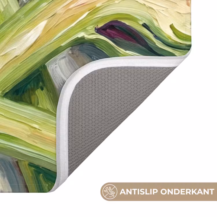 WC Mat - Artisjok - Citroen - Eten - Artisjok - Citroen - Eten WCmat U-uitsnede middel