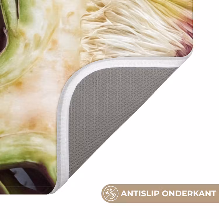 WC Mat - Artisjok - Doorgesneden - Eten - Artisjok - Doorgesneden - Eten WCmat U-uitsnede middel