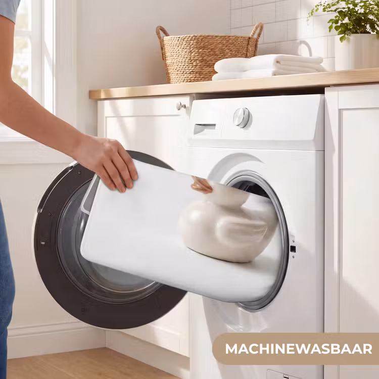 Badeend - Minimalistisch - Wit WCmat klein -USP_WasbaarNL