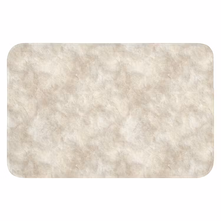 Beige - Reliëfstructuur - Natuursteen WCmat klein 1009 -3d