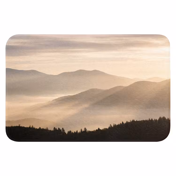 Bergen - Mist - Zonnestralen WCmat klein -3d