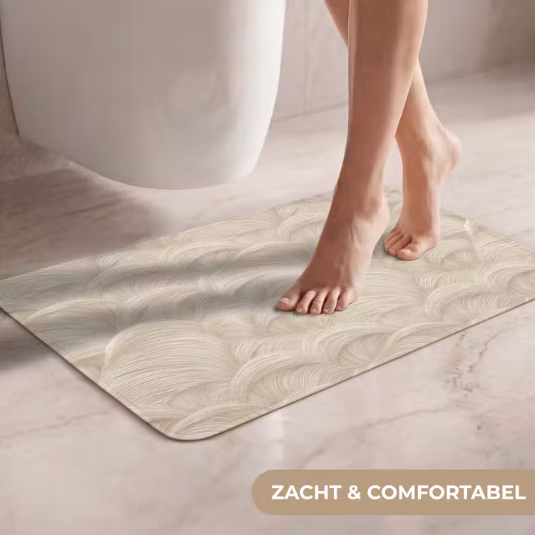 Bogen - Patroon - Beige WCmat klein 1009 -USP_ZachtNL