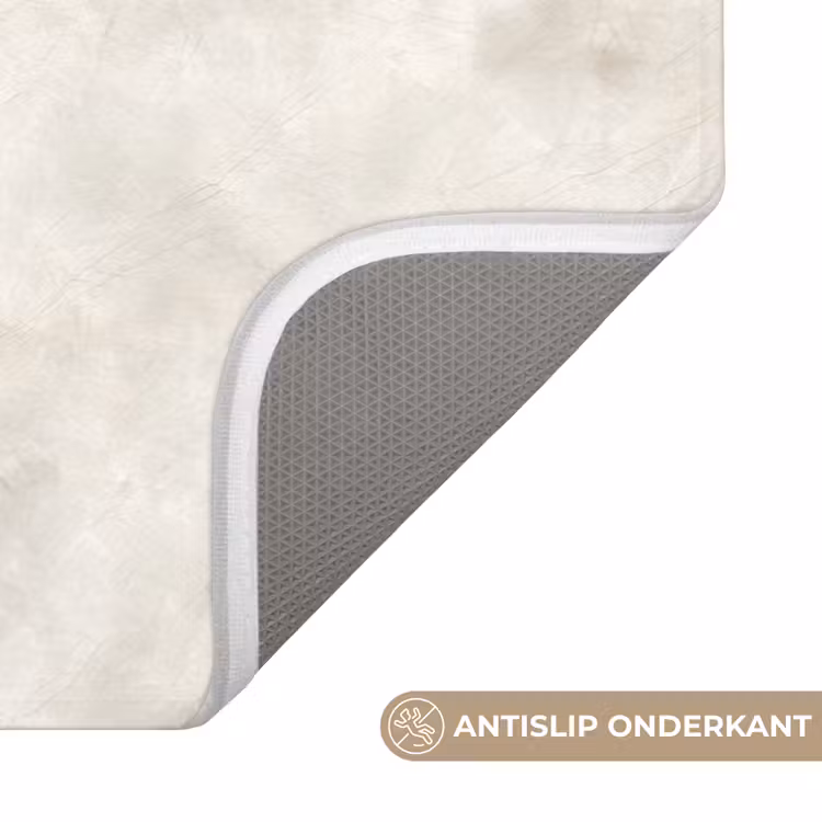Crèmebeige - Marmer - Aders WCmat klein 1009 -USP_AntislipNL