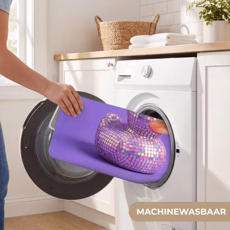 Disco - Eend - Paars WCmat klein -USP_WasbaarNL