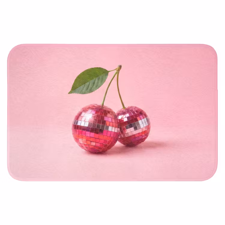Disco - Kersen - Roze WCmat klein -3d