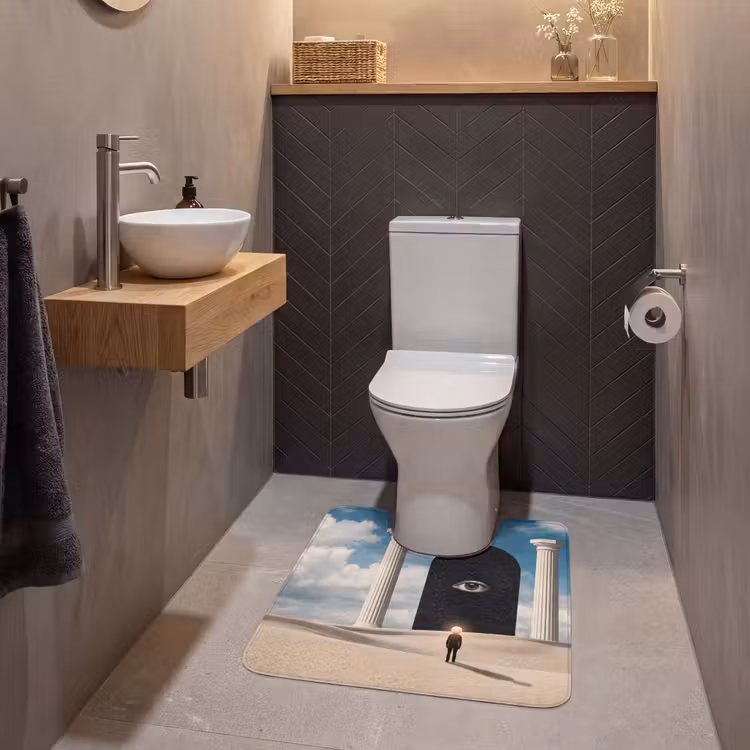 WC Mat - Droom - Woestijn - Oog - Droom - Woestijn - Oog WCmat U-uitsnede middel