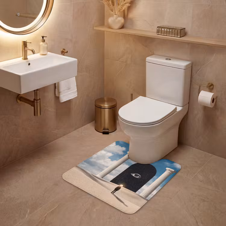 WC Mat - Droom - Woestijn - Oog - Droom - Woestijn - Oog WCmat U-uitsnede middel