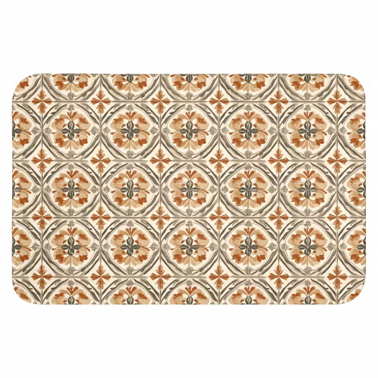 Elegant - Antiek - Kleurrijk WCmat klein 1009 -3d