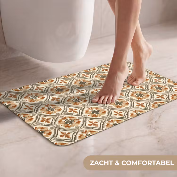 Elegant - Antiek - Kleurrijk WCmat klein 1009 -USP_ZachtNL