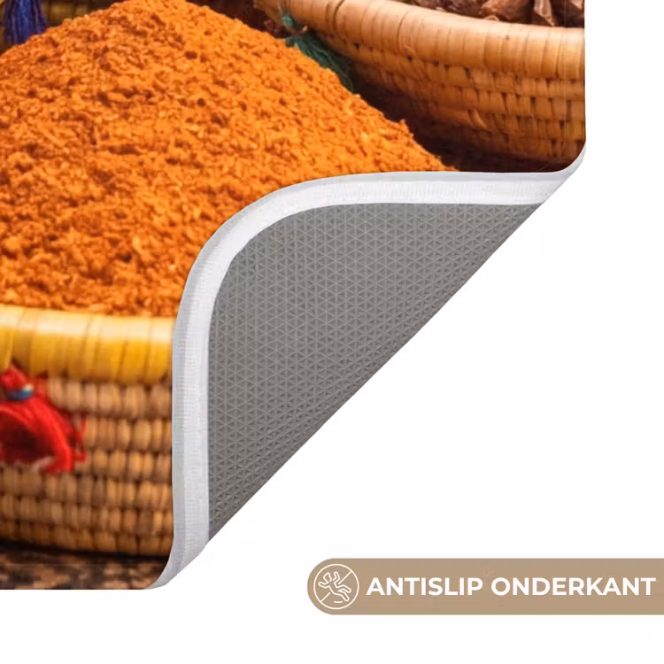 WC Mat - Eten - Kleurrijk - Cultuur - Eten - Kleurrijk - Cultuur WCmat U-uitsnede middel