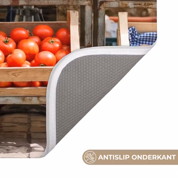 WC Mat - Eten - Markt - Vers - Eten - Markt - Vers WCmat U-uitsnede middel