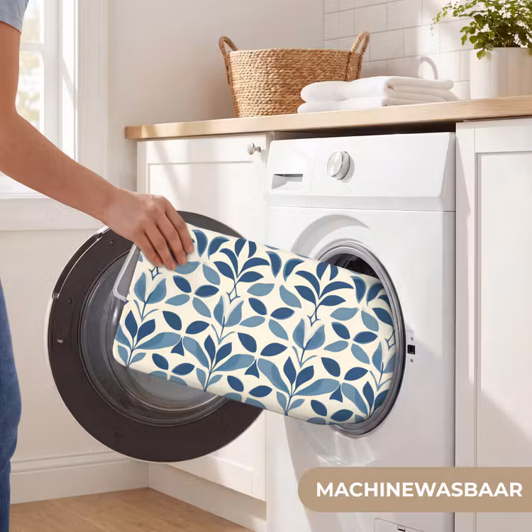 Flora - Modern - Blauw WCmat klein 1009 -USP_WasbaarNL