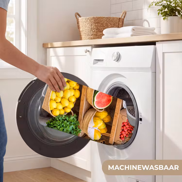 WC Mat - Fruit - Markt - Vers - Fruit - Markt - Vers WCmat U-uitsnede middel